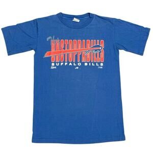 Vintage 90s Buffalo Bills Unstoppabills T Shirt Salem Sportswear Single Stitch S